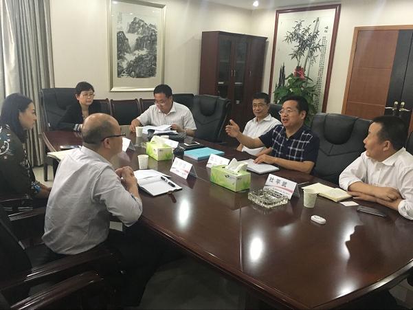 國(guó)家開發(fā)銀行陜西省分行唐曉蓉處長(zhǎng)一行來(lái)建設(shè)集團(tuán)調(diào)研座談