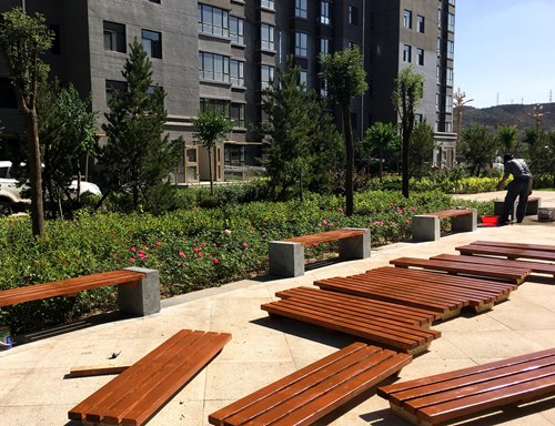 陜煤建設(shè)公司：神南華府項(xiàng)目二期景觀綠化順利完成