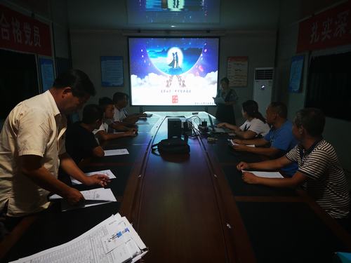 陜煤建設(shè)澄合分公司十五部別樣七夕，滿滿的幸福感