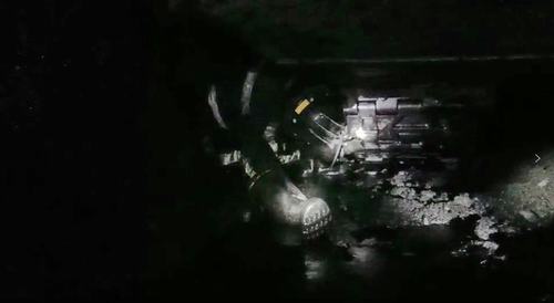 陜煤建設掘進公司：深夜2點的搶修
