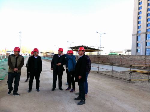 劉合理深入靖邊金地華府項(xiàng)目檢查指導(dǎo)工作