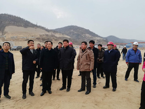 陜西省國資委、陜煤集團(tuán)領(lǐng)導(dǎo)蒞臨天工公司項(xiàng)目檢查工作