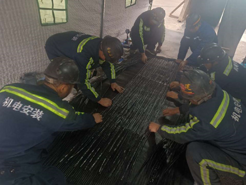 陜煤建設機電安裝公司：以施工大干熱情喜迎新年