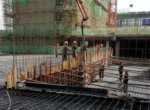 陜煤建設(shè)渭南分公司第五項(xiàng)目部與時(shí)間賽跑加速推進(jìn)工程建設(shè)