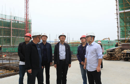 侯本英到秦漢新城住宅基地檢查指導(dǎo)工作