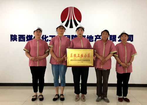 陜煤建設(shè)公司:江南世紀(jì)城喜獲“區(qū)級(jí)衛(wèi)生小區(qū)”榮譽(yù)稱號(hào)