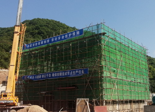 陜煤建設(shè)銅川公司冶坪煤礦瓦斯抽采泵站配電室工程主體結(jié)構(gòu)順利封頂