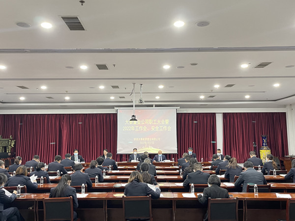 建設(shè)集團(tuán)大秦置業(yè)公司召開職工大會暨2022年工作會、安全會