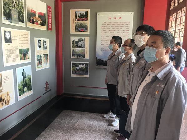 陜煤建設(shè)韓城分公司土建二項目部：紅色教育基地講黨課 讓黨員教育“走新”更“走心”