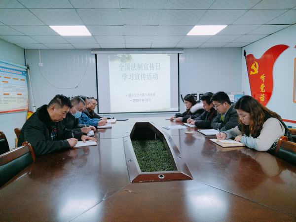 陜煤建設(shè)澄合分公司各單位積極行動開展法制宣傳教育