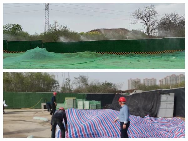 陜煤建設韓城分公司土一項目部問診“揚塵治理” 現(xiàn)場“把脈開方”