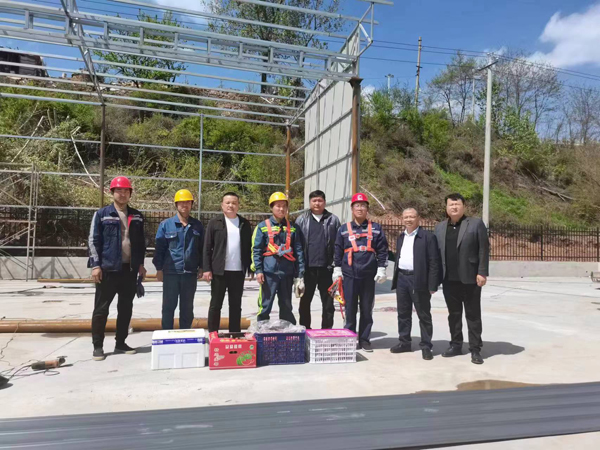 進一線鼓干勁  關懷慰問暖人心