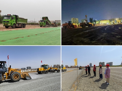 陜煤建設(shè)榆林公司：48小時(shí)圓滿完成榆林學(xué)院百年校慶停車場(chǎng)建設(shè)任務(wù)