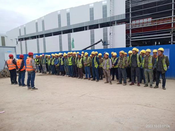 陜煤建設(shè)漢中分公司漢鋼新建中厚板項(xiàng)目：搶抓十月黃金期，工程建設(shè)加速度