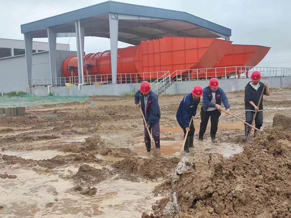 陜煤建設(shè)天工公司土建九部：防洪搶險顯擔(dān)當(dāng)，共筑安全新防線