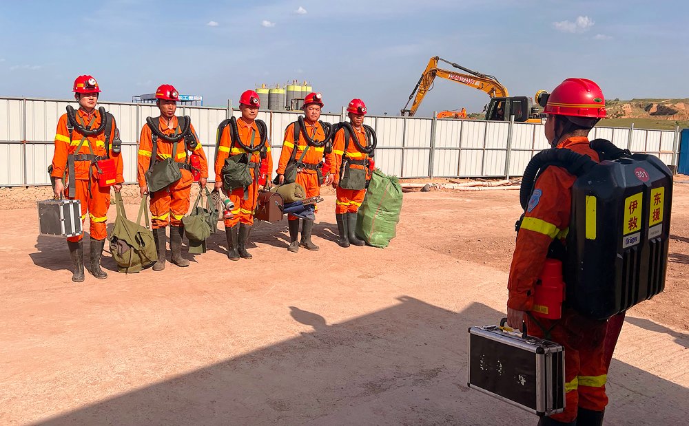 陜煤建設(shè)天工公司礦建六部：聯(lián)合演練筑防線，實(shí)戰(zhàn)檢驗(yàn)提能力